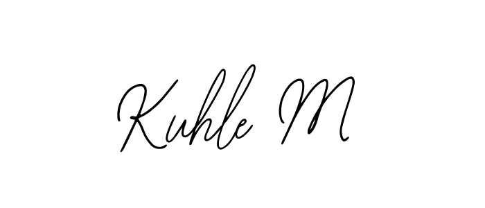if you are searching for the best signature style for your name Kuhle M. so please give up your signature search. here we have designed multiple signature styles  using Bearetta-2O07w. Kuhle M signature style 12 images and pictures png