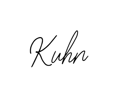 Design your own signature with our free online signature maker. With this signature software, you can create a handwritten (Bearetta-2O07w) signature for name Kuhn. Kuhn signature style 12 images and pictures png