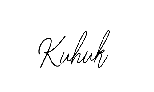 How to make Kuhuk name signature. Use Bearetta-2O07w style for creating short signs online. This is the latest handwritten sign. Kuhuk signature style 12 images and pictures png