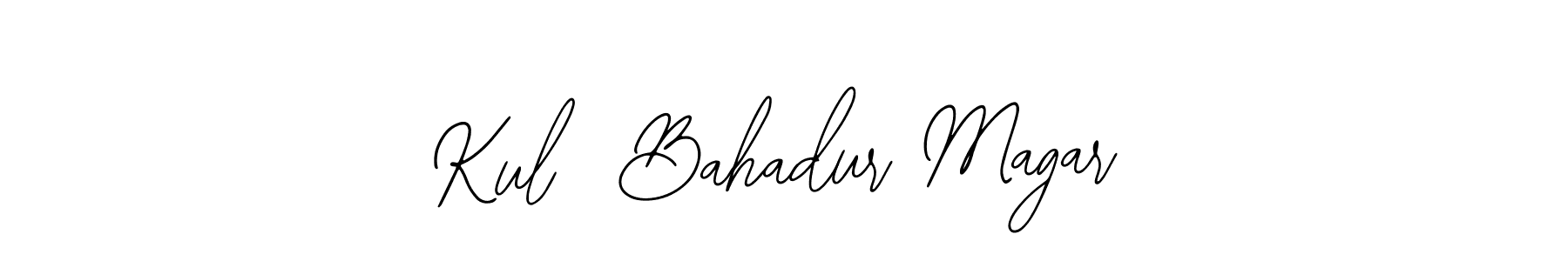 How to make Kul  Bahadur Magar signature? Bearetta-2O07w is a professional autograph style. Create handwritten signature for Kul  Bahadur Magar name. Kul  Bahadur Magar signature style 12 images and pictures png