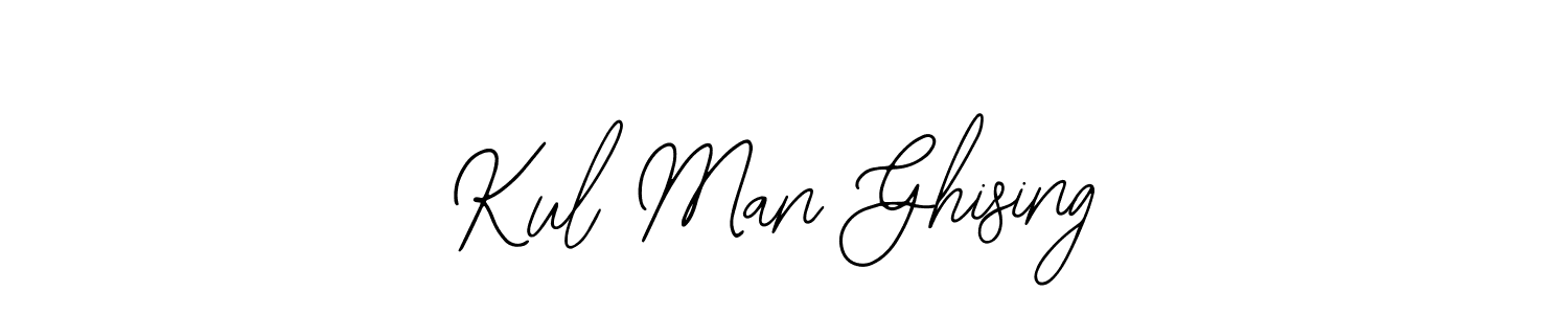 Kul Man Ghising stylish signature style. Best Handwritten Sign (Bearetta-2O07w) for my name. Handwritten Signature Collection Ideas for my name Kul Man Ghising. Kul Man Ghising signature style 12 images and pictures png