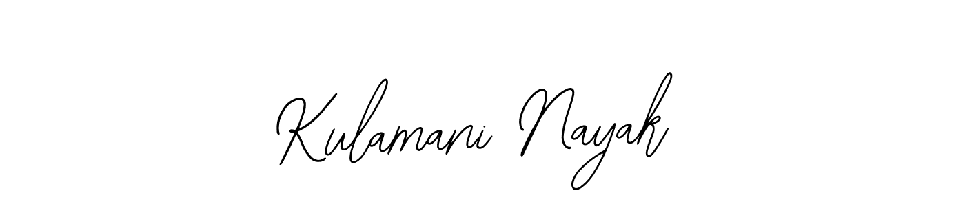 How to make Kulamani Nayak name signature. Use Bearetta-2O07w style for creating short signs online. This is the latest handwritten sign. Kulamani Nayak signature style 12 images and pictures png
