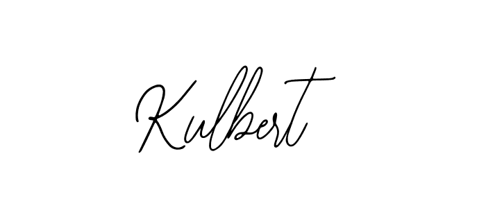 Use a signature maker to create a handwritten signature online. With this signature software, you can design (Bearetta-2O07w) your own signature for name Kulbert. Kulbert signature style 12 images and pictures png