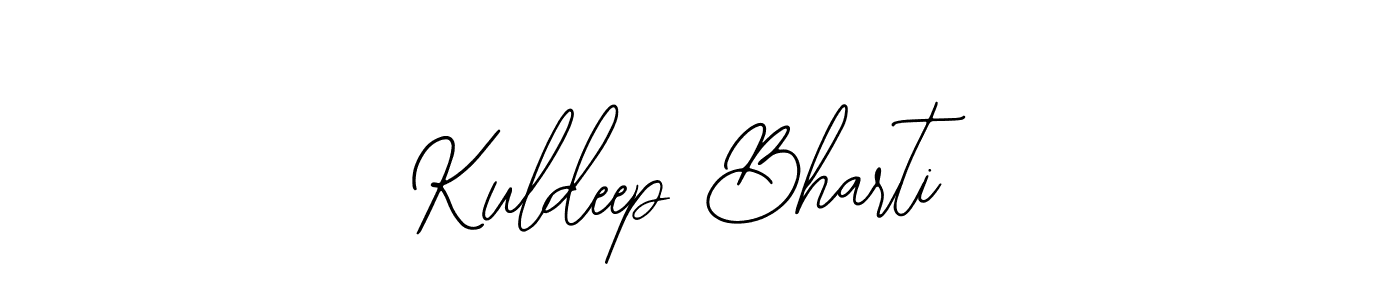 Design your own signature with our free online signature maker. With this signature software, you can create a handwritten (Bearetta-2O07w) signature for name Kuldeep Bharti. Kuldeep Bharti signature style 12 images and pictures png