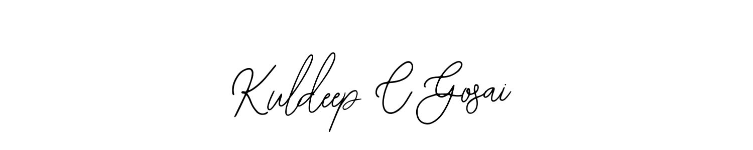 Create a beautiful signature design for name Kuldeep C Gosai. With this signature (Bearetta-2O07w) fonts, you can make a handwritten signature for free. Kuldeep C Gosai signature style 12 images and pictures png