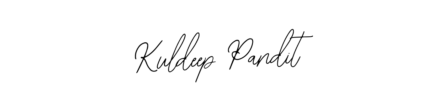 Kuldeep Pandit stylish signature style. Best Handwritten Sign (Bearetta-2O07w) for my name. Handwritten Signature Collection Ideas for my name Kuldeep Pandit. Kuldeep Pandit signature style 12 images and pictures png