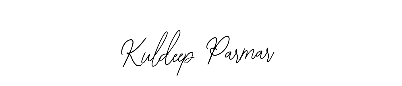 How to make Kuldeep Parmar name signature. Use Bearetta-2O07w style for creating short signs online. This is the latest handwritten sign. Kuldeep Parmar signature style 12 images and pictures png