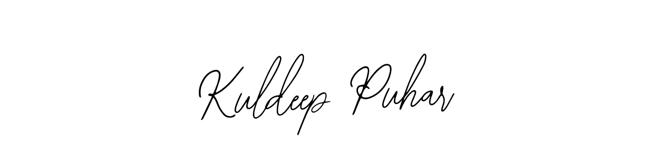 You should practise on your own different ways (Bearetta-2O07w) to write your name (Kuldeep Puhar) in signature. don't let someone else do it for you. Kuldeep Puhar signature style 12 images and pictures png