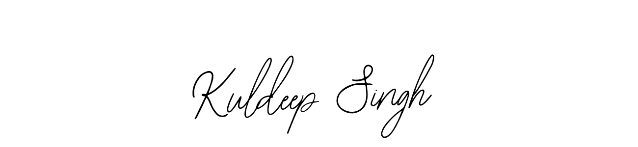 How to make Kuldeep Singh name signature. Use Bearetta-2O07w style for creating short signs online. This is the latest handwritten sign. Kuldeep Singh signature style 12 images and pictures png