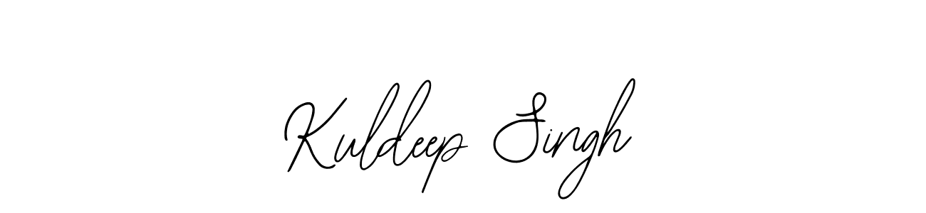 How to make Kuldeep Singh name signature. Use Bearetta-2O07w style for creating short signs online. This is the latest handwritten sign. Kuldeep Singh signature style 12 images and pictures png