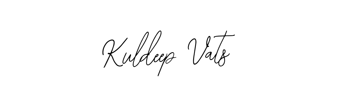 How to Draw Kuldeep Vats signature style? Bearetta-2O07w is a latest design signature styles for name Kuldeep Vats. Kuldeep Vats signature style 12 images and pictures png