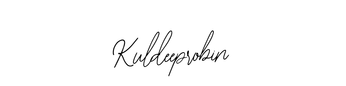 How to make Kuldeeprobin signature? Bearetta-2O07w is a professional autograph style. Create handwritten signature for Kuldeeprobin name. Kuldeeprobin signature style 12 images and pictures png