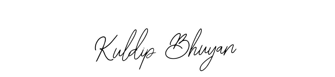 You should practise on your own different ways (Bearetta-2O07w) to write your name (Kuldip Bhuyan) in signature. don't let someone else do it for you. Kuldip Bhuyan signature style 12 images and pictures png