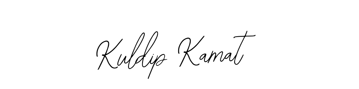 Kuldip Kamat stylish signature style. Best Handwritten Sign (Bearetta-2O07w) for my name. Handwritten Signature Collection Ideas for my name Kuldip Kamat. Kuldip Kamat signature style 12 images and pictures png