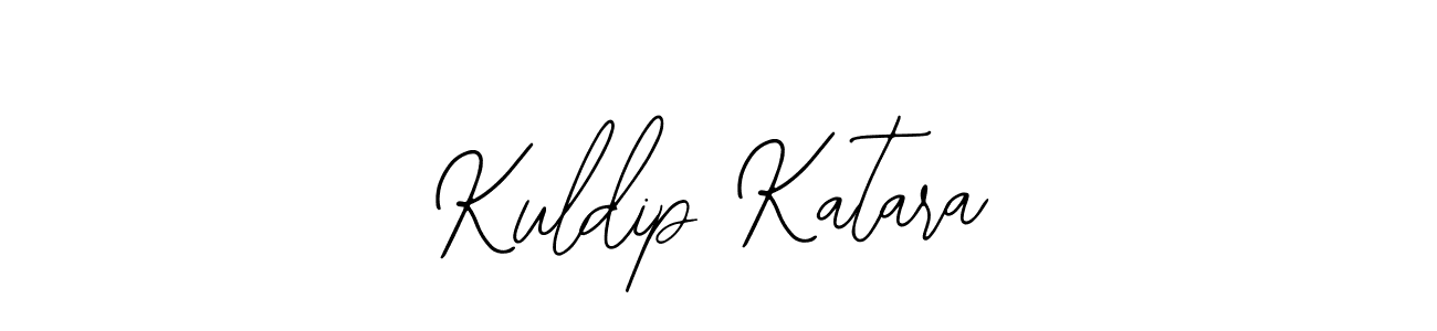 You should practise on your own different ways (Bearetta-2O07w) to write your name (Kuldip Katara) in signature. don't let someone else do it for you. Kuldip Katara signature style 12 images and pictures png