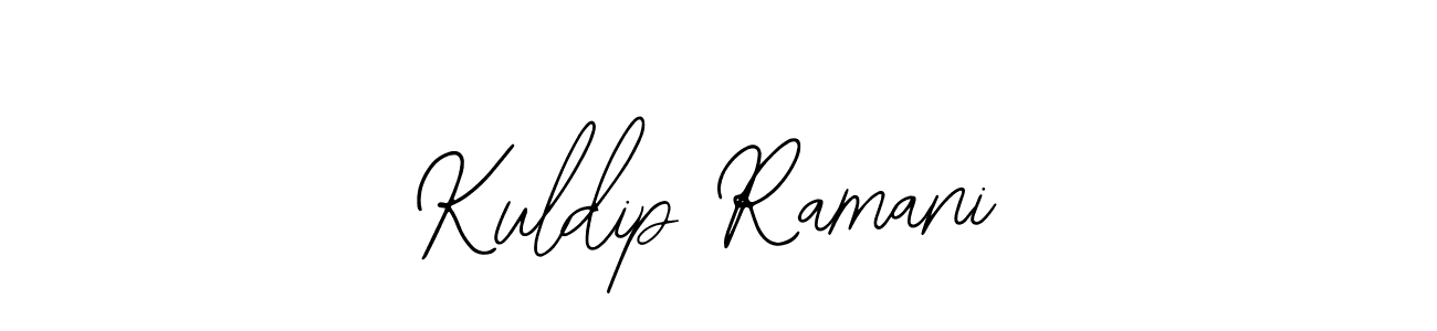 How to make Kuldip Ramani signature? Bearetta-2O07w is a professional autograph style. Create handwritten signature for Kuldip Ramani name. Kuldip Ramani signature style 12 images and pictures png