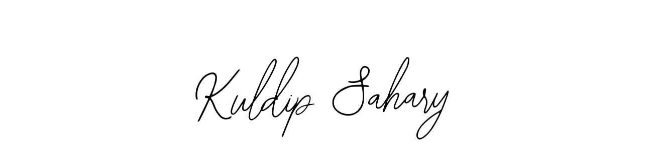 The best way (Bearetta-2O07w) to make a short signature is to pick only two or three words in your name. The name Kuldip Sahary include a total of six letters. For converting this name. Kuldip Sahary signature style 12 images and pictures png