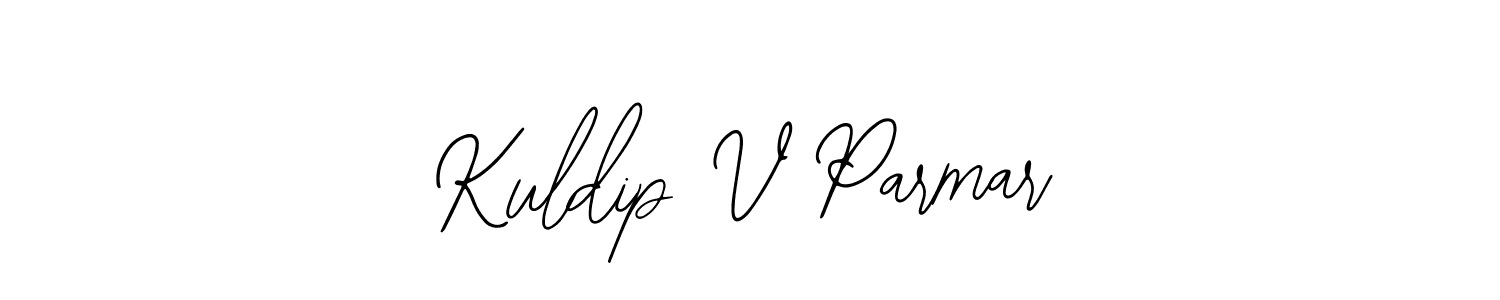 How to make Kuldip V Parmar signature? Bearetta-2O07w is a professional autograph style. Create handwritten signature for Kuldip V Parmar name. Kuldip V Parmar signature style 12 images and pictures png