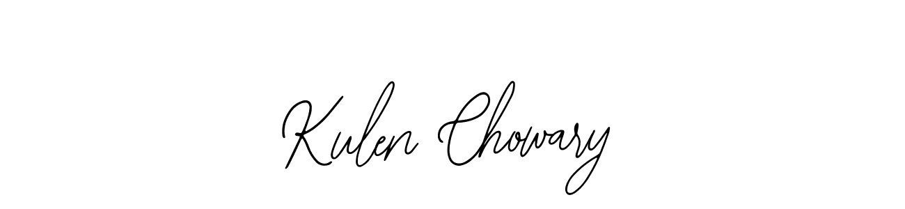 if you are searching for the best signature style for your name Kulen Chowary. so please give up your signature search. here we have designed multiple signature styles  using Bearetta-2O07w. Kulen Chowary signature style 12 images and pictures png