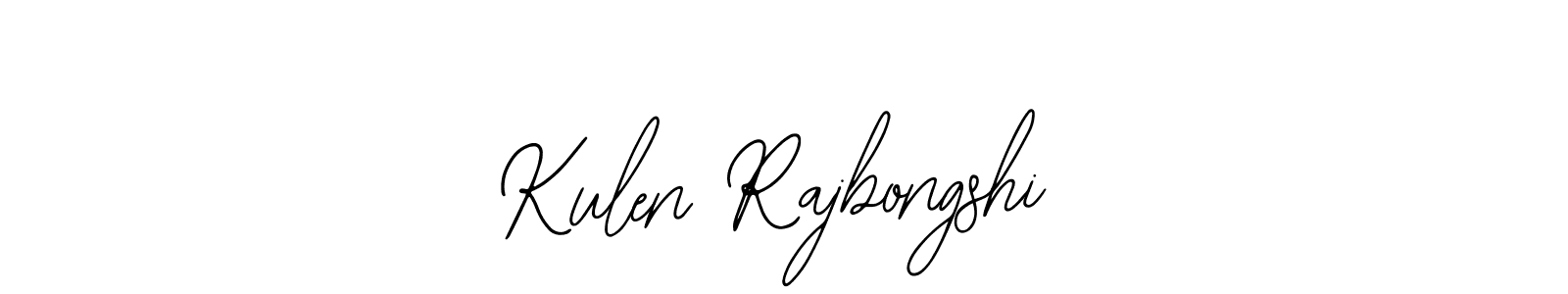 How to make Kulen Rajbongshi name signature. Use Bearetta-2O07w style for creating short signs online. This is the latest handwritten sign. Kulen Rajbongshi signature style 12 images and pictures png