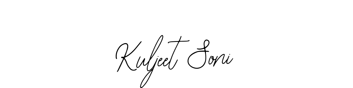 How to make Kuljeet Soni signature? Bearetta-2O07w is a professional autograph style. Create handwritten signature for Kuljeet Soni name. Kuljeet Soni signature style 12 images and pictures png