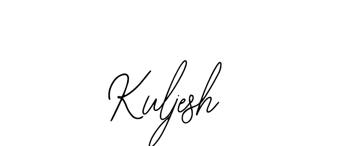 You should practise on your own different ways (Bearetta-2O07w) to write your name (Kuljesh) in signature. don't let someone else do it for you. Kuljesh signature style 12 images and pictures png