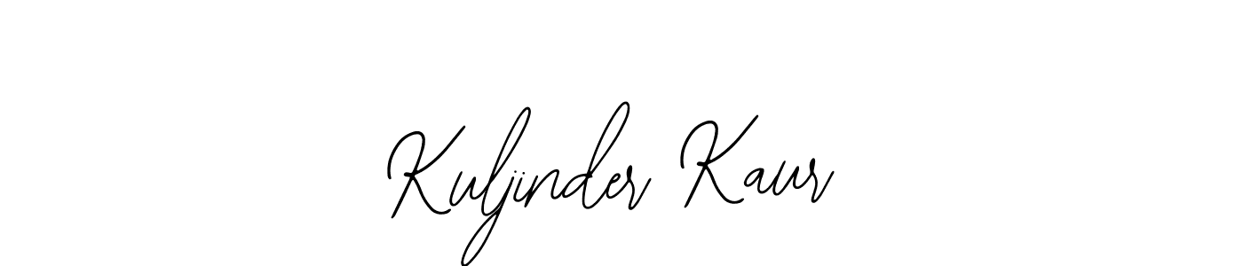 Design your own signature with our free online signature maker. With this signature software, you can create a handwritten (Bearetta-2O07w) signature for name Kuljinder Kaur. Kuljinder Kaur signature style 12 images and pictures png