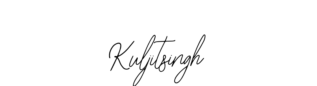 How to make Kuljitsingh name signature. Use Bearetta-2O07w style for creating short signs online. This is the latest handwritten sign. Kuljitsingh signature style 12 images and pictures png