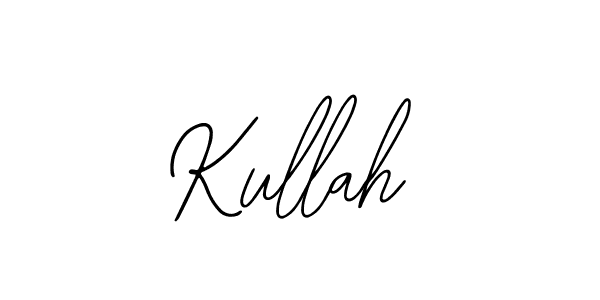 Design your own signature with our free online signature maker. With this signature software, you can create a handwritten (Bearetta-2O07w) signature for name Kullah. Kullah signature style 12 images and pictures png