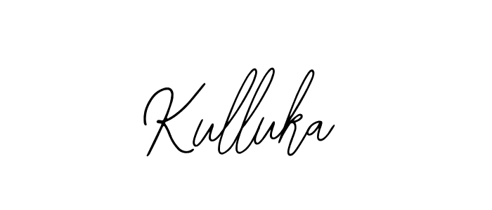 How to make Kulluka signature? Bearetta-2O07w is a professional autograph style. Create handwritten signature for Kulluka name. Kulluka signature style 12 images and pictures png