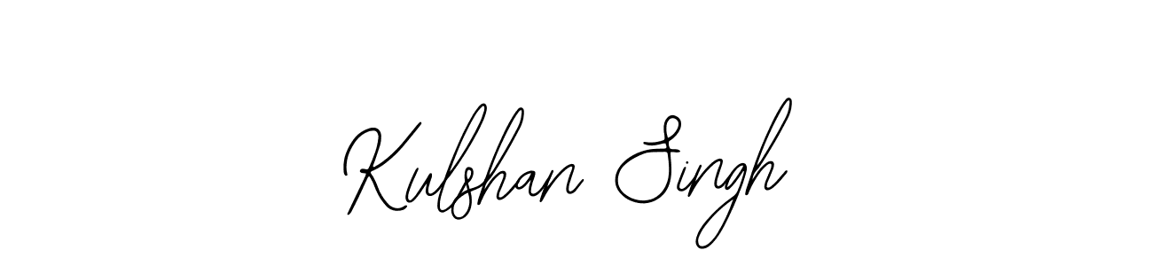 You should practise on your own different ways (Bearetta-2O07w) to write your name (Kulshan Singh) in signature. don't let someone else do it for you. Kulshan Singh signature style 12 images and pictures png