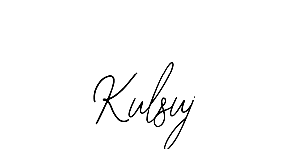 Make a beautiful signature design for name Kulsuj. With this signature (Bearetta-2O07w) style, you can create a handwritten signature for free. Kulsuj signature style 12 images and pictures png