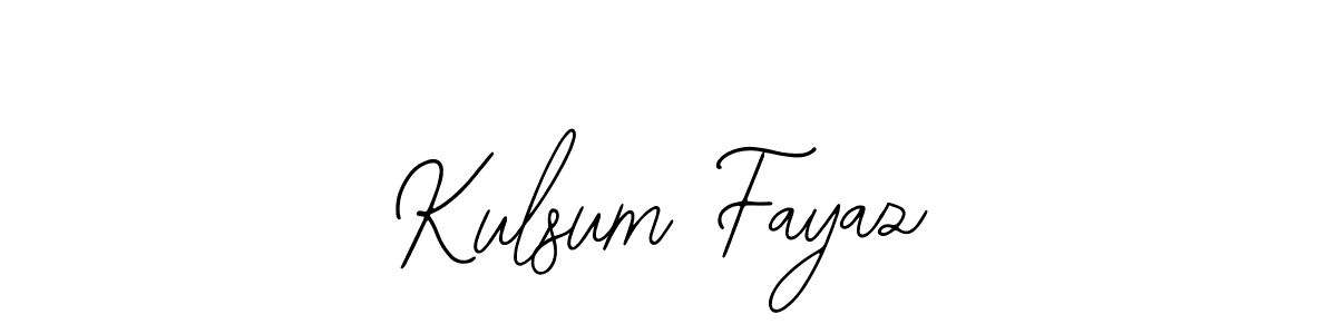 This is the best signature style for the Kulsum Fayaz name. Also you like these signature font (Bearetta-2O07w). Mix name signature. Kulsum Fayaz signature style 12 images and pictures png