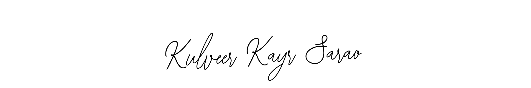 if you are searching for the best signature style for your name Kulveer Kayr Sarao. so please give up your signature search. here we have designed multiple signature styles  using Bearetta-2O07w. Kulveer Kayr Sarao signature style 12 images and pictures png