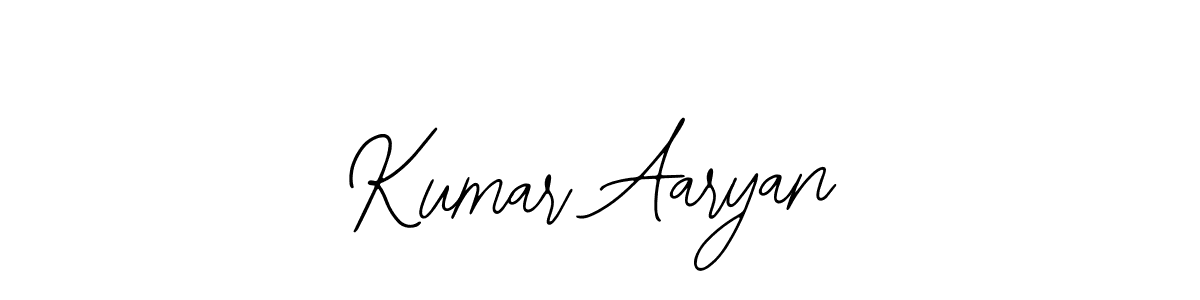 You should practise on your own different ways (Bearetta-2O07w) to write your name (Kumar Aaryan) in signature. don't let someone else do it for you. Kumar Aaryan signature style 12 images and pictures png