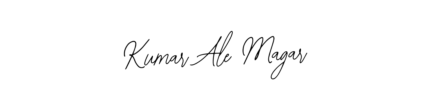 Also we have Kumar Ale Magar name is the best signature style. Create professional handwritten signature collection using Bearetta-2O07w autograph style. Kumar Ale Magar signature style 12 images and pictures png