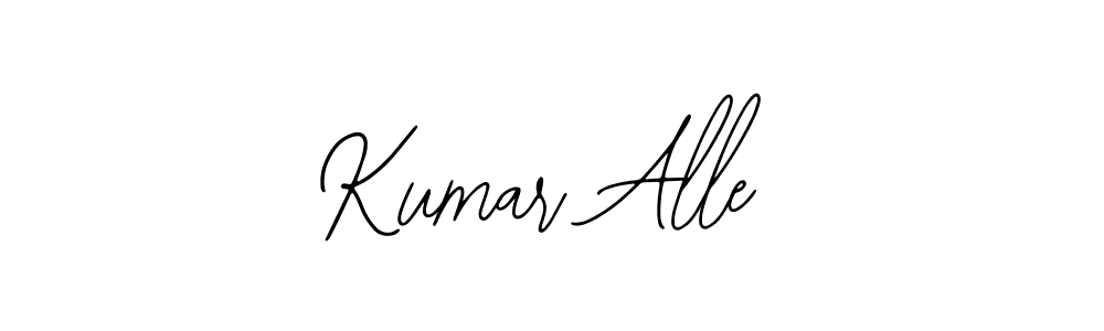 Similarly Bearetta-2O07w is the best handwritten signature design. Signature creator online .You can use it as an online autograph creator for name Kumar Alle. Kumar Alle signature style 12 images and pictures png