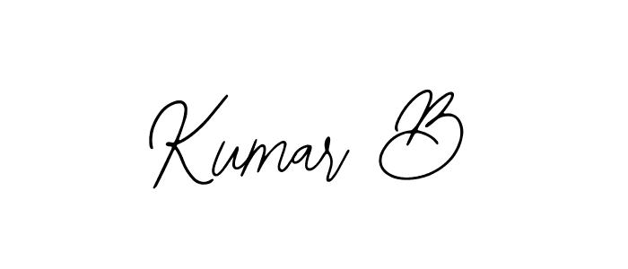 Also we have Kumar B name is the best signature style. Create professional handwritten signature collection using Bearetta-2O07w autograph style. Kumar B signature style 12 images and pictures png