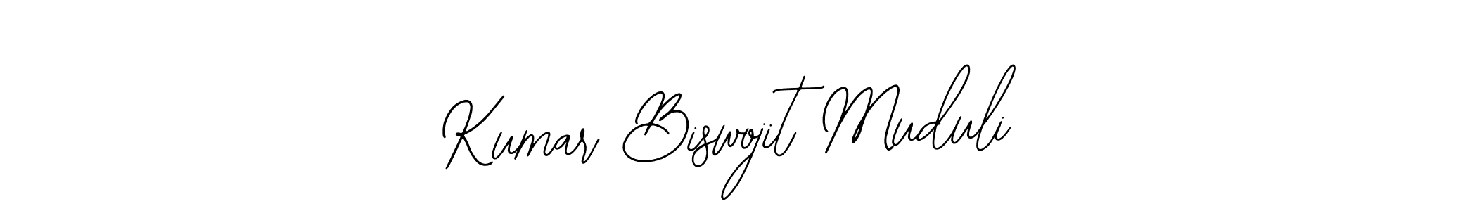 It looks lik you need a new signature style for name Kumar Biswojit Muduli. Design unique handwritten (Bearetta-2O07w) signature with our free signature maker in just a few clicks. Kumar Biswojit Muduli signature style 12 images and pictures png