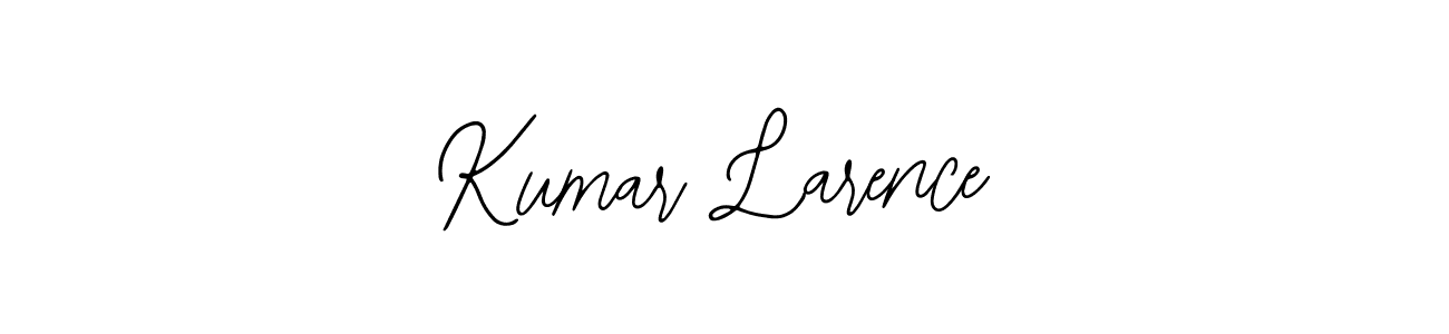 Design your own signature with our free online signature maker. With this signature software, you can create a handwritten (Bearetta-2O07w) signature for name Kumar Larence. Kumar Larence signature style 12 images and pictures png