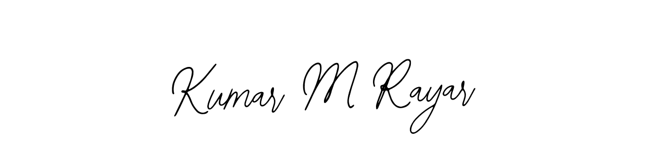 Similarly Bearetta-2O07w is the best handwritten signature design. Signature creator online .You can use it as an online autograph creator for name Kumar M Rayar. Kumar M Rayar signature style 12 images and pictures png