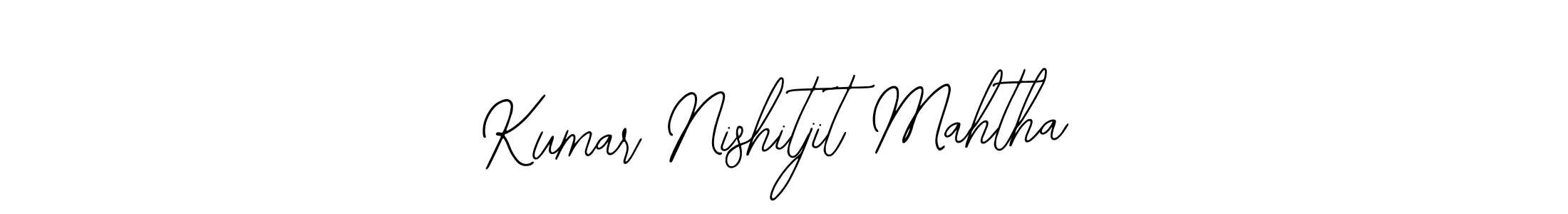 Also You can easily find your signature by using the search form. We will create Kumar Nishitjit Mahtha name handwritten signature images for you free of cost using Bearetta-2O07w sign style. Kumar Nishitjit Mahtha signature style 12 images and pictures png