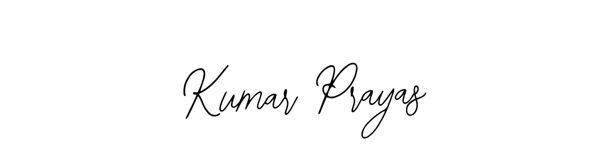 Also we have Kumar Prayas name is the best signature style. Create professional handwritten signature collection using Bearetta-2O07w autograph style. Kumar Prayas signature style 12 images and pictures png