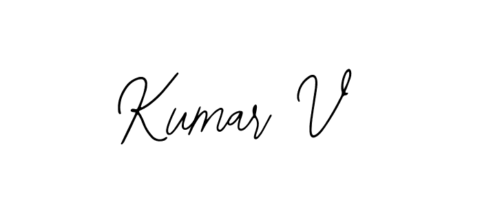 Similarly Bearetta-2O07w is the best handwritten signature design. Signature creator online .You can use it as an online autograph creator for name Kumar V. Kumar V signature style 12 images and pictures png