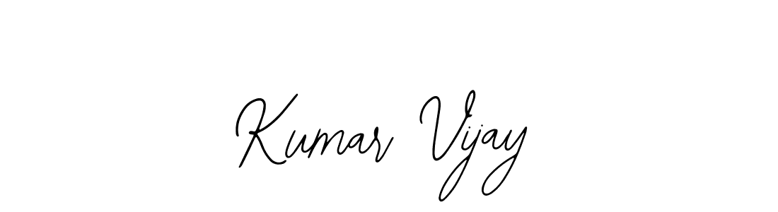 You should practise on your own different ways (Bearetta-2O07w) to write your name (Kumar Vijay) in signature. don't let someone else do it for you. Kumar Vijay signature style 12 images and pictures png