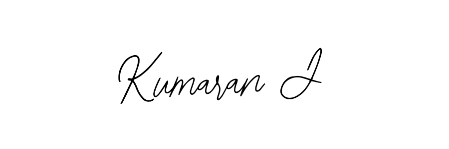 Design your own signature with our free online signature maker. With this signature software, you can create a handwritten (Bearetta-2O07w) signature for name Kumaran J. Kumaran J signature style 12 images and pictures png