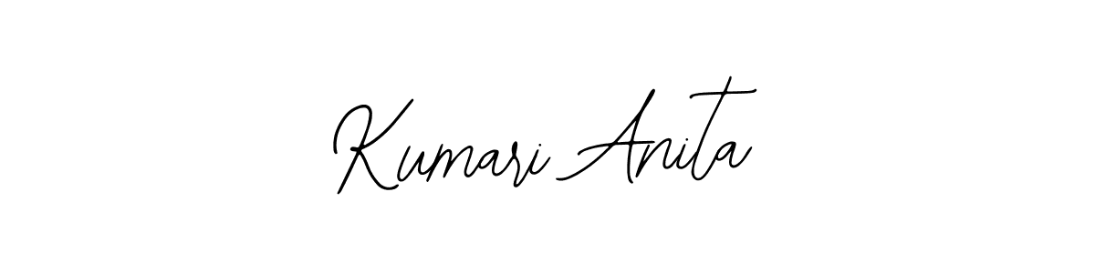 if you are searching for the best signature style for your name Kumari Anita. so please give up your signature search. here we have designed multiple signature styles  using Bearetta-2O07w. Kumari Anita signature style 12 images and pictures png