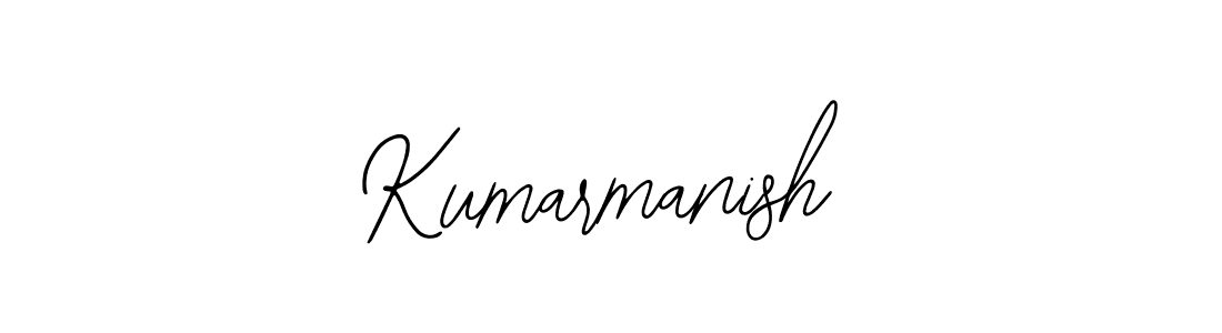 You should practise on your own different ways (Bearetta-2O07w) to write your name (Kumarmanish) in signature. don't let someone else do it for you. Kumarmanish signature style 12 images and pictures png