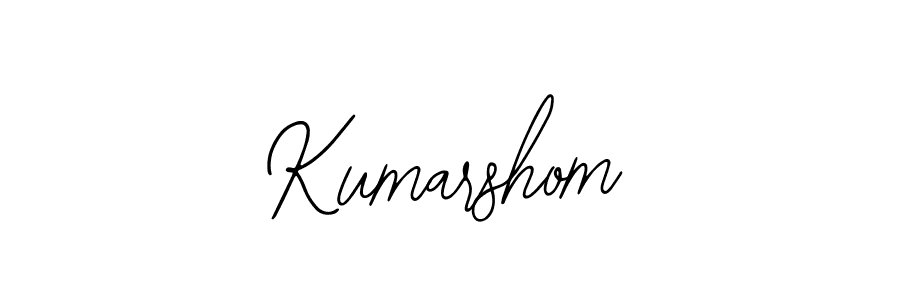 Use a signature maker to create a handwritten signature online. With this signature software, you can design (Bearetta-2O07w) your own signature for name Kumarshom. Kumarshom signature style 12 images and pictures png