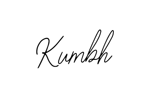 Use a signature maker to create a handwritten signature online. With this signature software, you can design (Bearetta-2O07w) your own signature for name Kumbh. Kumbh signature style 12 images and pictures png